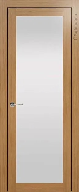 Межкомнатная дверь Tivoli З-3, цвет - Миланский орех, Со стеклом (ДО)