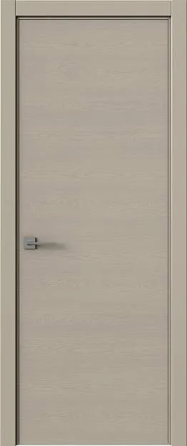 Межкомнатная дверь Tivoli А-2, цвет - Серо-оливковая эмаль по шпону (RAL 7032), Без стекла (ДГ)