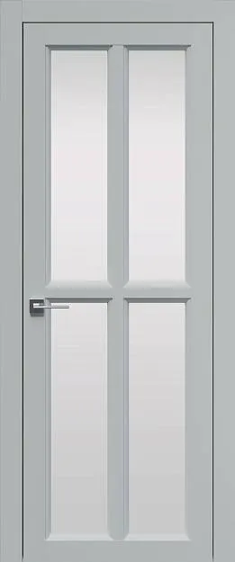 Межкомнатная дверь Sorrento-R И4, цвет - Лайт-грей ST, Со стеклом (ДО)
