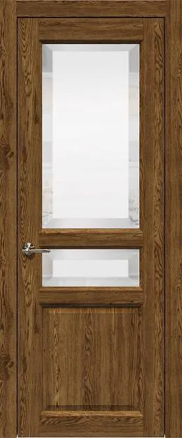 Межкомнатная дверь Imperia-R, цвет - Дуб коньяк, Со стеклом (ДО)