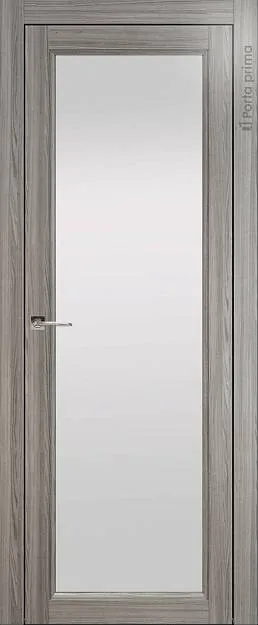 Межкомнатная дверь Sorrento-R В4, цвет - Орех пепельный, Со стеклом (ДО)