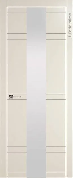 Межкомнатная дверь Tivoli Ж-4, цвет - Магнолия ST, Со стеклом (ДО)