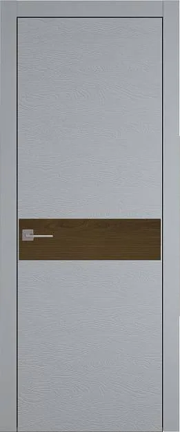 Межкомнатная дверь Tivoli И-4, цвет - Серебристо-серая эмаль по шпону (RAL 7045), Без стекла (ДГ)