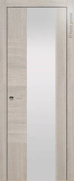 Межкомнатная дверь Tivoli Е-1, цвет - Серый дуб, Со стеклом (ДО)