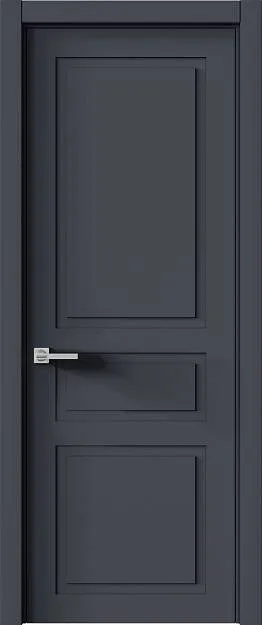 Межкомнатная дверь Tivoli Е-5, цвет - Графитово-серая эмаль (RAL 7024), Без стекла (ДГ)