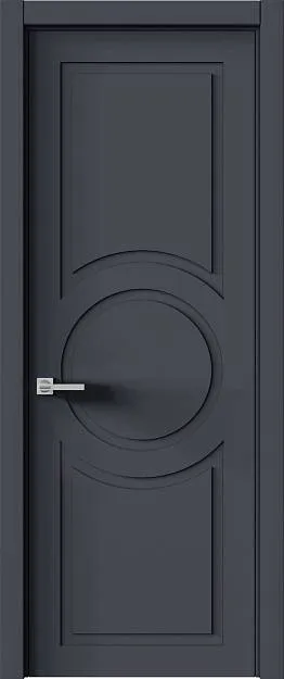 Межкомнатная дверь Tivoli М-5, цвет - Графитово-серая эмаль (RAL 7024), Без стекла (ДГ)
