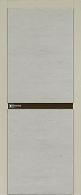 Межкомнатная дверь Tivoli Б-4, цвет - Серо-оливковая эмаль по шпону (RAL 7032), Без стекла (ДГ)