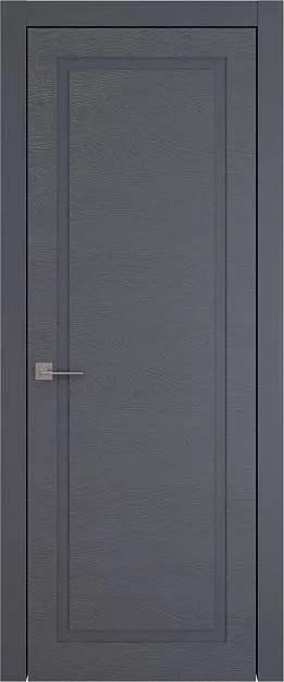 Межкомнатная дверь Tivoli Д-5, цвет - Графитово-серая эмаль по шпону (RAL 7024), Без стекла (ДГ)