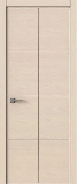 Межкомнатная дверь Tivoli Л-2, цвет - Жемчужная эмаль по шпону (RAL 1013), Без стекла (ДГ)