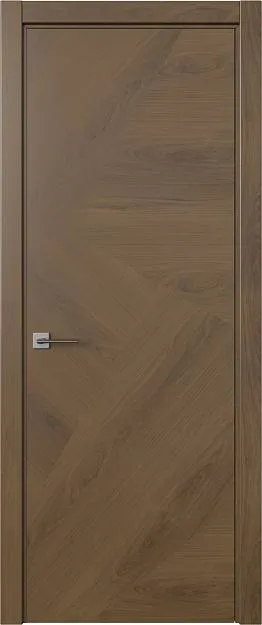 Межкомнатная дверь Tivoli М-1, цвет - Итальянский орех, Без стекла (ДГ)