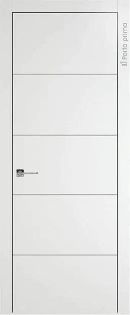 Межкомнатная дверь Tivoli Д-2, цвет - Белый ST, Без стекла (ДГ)