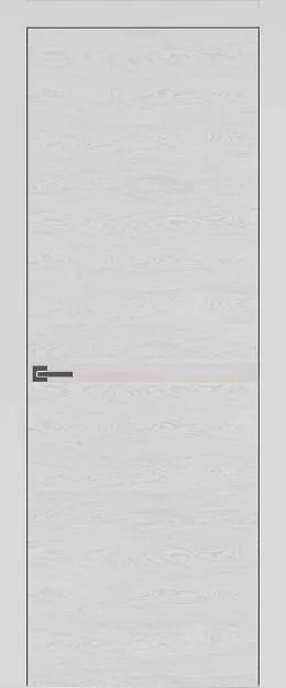 Межкомнатная дверь Tivoli Б-4, цвет - Серая эмаль по шпону (RAL 7047), Без стекла (ДГ)