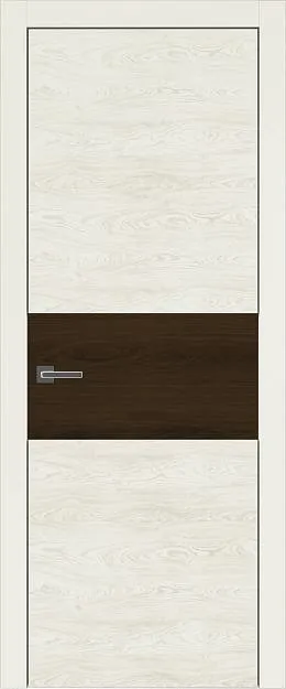Межкомнатная дверь Tivoli Е-4, цвет - Жемчужная эмаль по шпону (RAL 1013), Без стекла (ДГ)