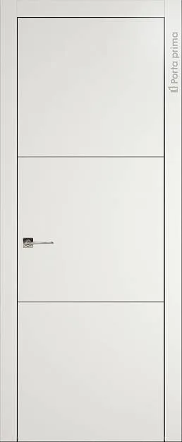 Межкомнатная дверь Tivoli В-2, цвет - Бежевая эмаль (RAL 9010), Без стекла (ДГ)