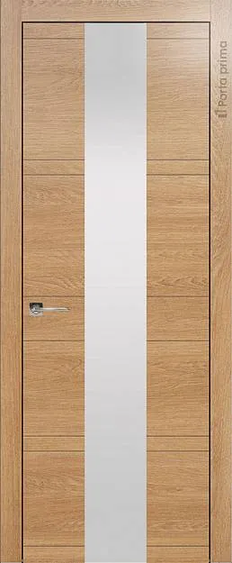Межкомнатная дверь Tivoli Ж-2, цвет - Дуб капучино, Со стеклом (ДО)