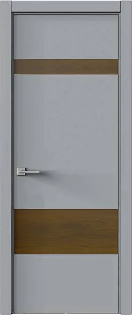 Межкомнатная дверь Tivoli К-4, цвет - Серебристо-серая эмаль (RAL 7045), Без стекла (ДГ)