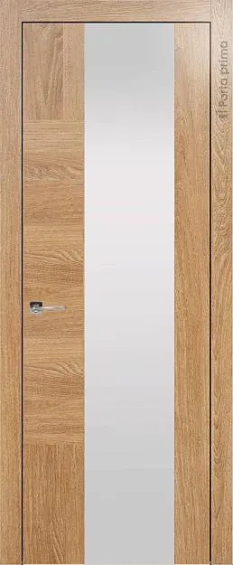 Межкомнатная дверь Tivoli Е-1, цвет - Дуб капучино, Со стеклом (ДО)
