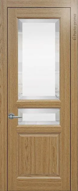 Межкомнатная дверь Imperia-R, цвет - Дуб карамель, Со стеклом (ДО)