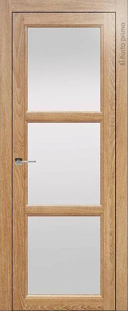 Межкомнатная дверь Sorrento-R В2, цвет - Дуб капучино, Со стеклом (ДО)