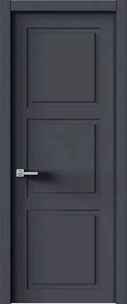 Межкомнатная дверь Tivoli Л-5, цвет - Графитово-серая эмаль (RAL 7024), Без стекла (ДГ)