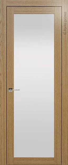 Межкомнатная дверь Tivoli З-2, цвет - Дуб карамель, Со стеклом (ДО)