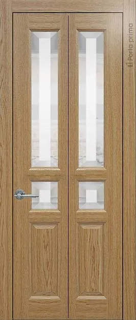 Межкомнатная дверь Porta Classic Imperia-R, цвет - Дуб карамель, Со стеклом (ДО)