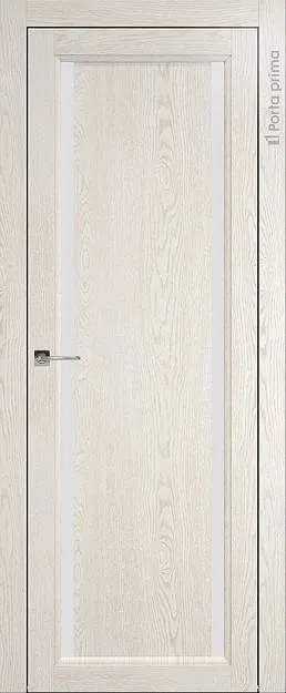 Межкомнатная дверь Sorrento-R Ж4, цвет - Белый ясень (nano-flex), Без стекла (ДГ)