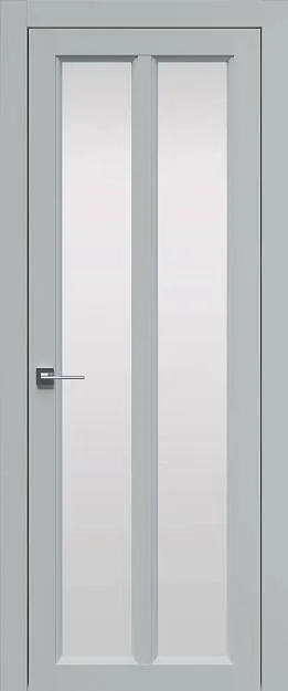 Межкомнатная дверь Sorrento-R Д4, цвет - Лайт-грей ST, Со стеклом (ДО)