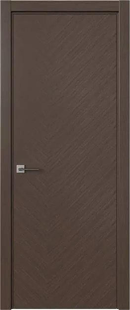Межкомнатная дверь Tivoli Л-1, цвет - Дуб графит, Без стекла (ДГ)