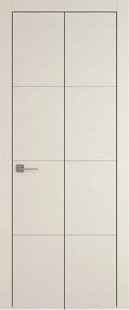 Межкомнатная дверь Tivoli Г-2 Книжка, цвет - Жемчужная эмаль по шпону (RAL 1013), Без стекла (ДГ)