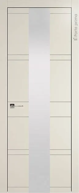 Межкомнатная дверь Tivoli Ж-2, цвет - Магнолия ST, Со стеклом (ДО)