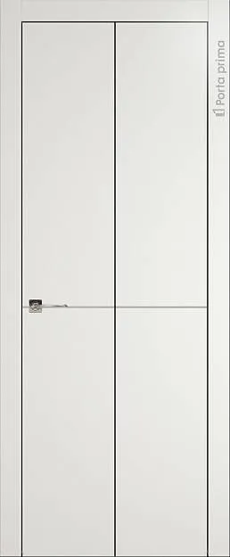 Межкомнатная дверь Tivoli Б-2 Книжка, цвет - Бежевая эмаль (RAL 9010), Без стекла (ДГ)