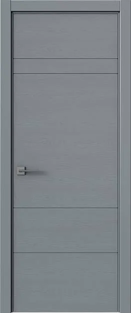 Межкомнатная дверь Tivoli К-2, цвет - Серебристо-серая эмаль по шпону (RAL 7045), Без стекла (ДГ)