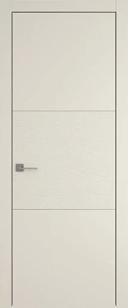 Межкомнатная дверь Tivoli В-2, цвет - Жемчужная эмаль-эмаль по шпону (RAL 1013), Без стекла (ДГ)