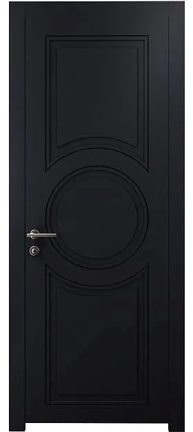Межкомнатная дверь Ravenna Neo Classic, цвет - Черная эмаль (RAL 9004), Без стекла (ДГ)