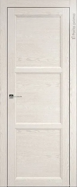 Межкомнатная дверь Sorrento-R А2, цвет - Белый ясень (nano-flex), Без стекла (ДГ)