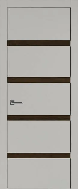 Межкомнатная дверь Tivoli Д-4, цвет - Серая эмаль (RAL 7047), Без стекла (ДГ)