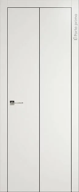 Межкомнатная дверь Tivoli А-1 Книжка, цвет - Бежевая эмаль (RAL 9010), Без стекла (ДГ)