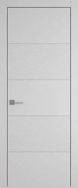 Межкомнатная дверь Tivoli Д-2, цвет - Серая эмаль-эмаль по шпону (RAL 7047), Без стекла (ДГ)