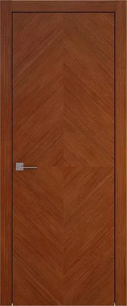 Межкомнатная дверь Tivoli К-1, цвет - Темный орех, Без стекла (ДГ)