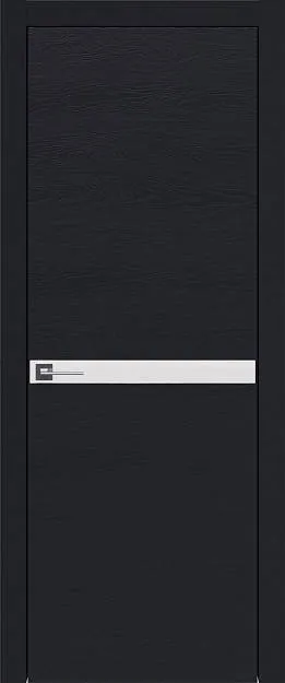 Межкомнатная дверь Tivoli Б-4, цвет - Черная эмаль по шпону (RAL 9004), Без стекла (ДГ)