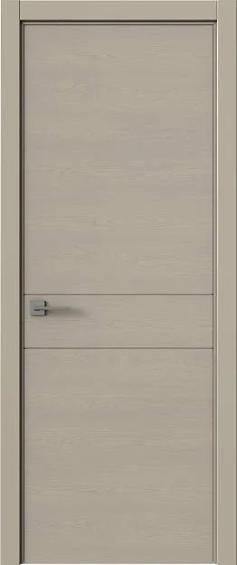 Межкомнатная дверь Tivoli И-2, цвет - Серо-оливковая эмаль по шпону (RAL 7032), Без стекла (ДГ)