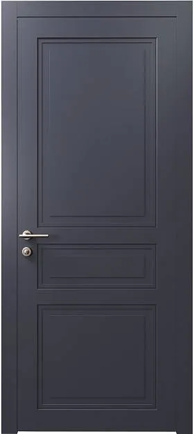 Межкомнатная дверь Imperia-R Neo Classic, цвет - Графитово-серая эмаль (RAL 7024), Без стекла (ДГ)