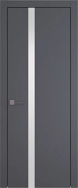 Межкомнатная дверь Tivoli Д-1, цвет - Антрацит ST, Без стекла (ДГ)