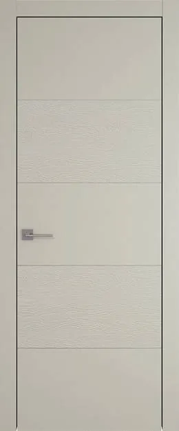 Межкомнатная дверь Tivoli Д-2, цвет - Серо-оливковая эмаль-эмаль по шпону (RAL 7032), Без стекла (ДГ)