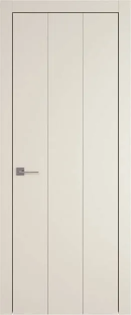 Межкомнатная дверь Tivoli Б-1, цвет - Магнолия ST, Без стекла (ДГ)