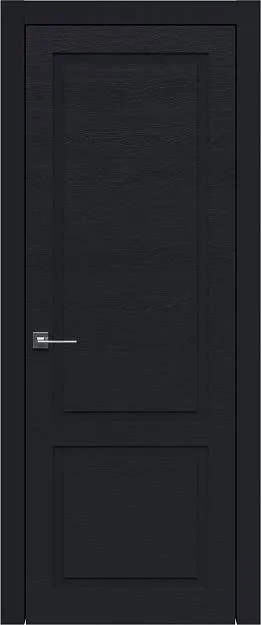 Межкомнатная дверь Tivoli И-5, цвет - Черная эмаль по шпону (RAL 9004), Без стекла (ДГ)