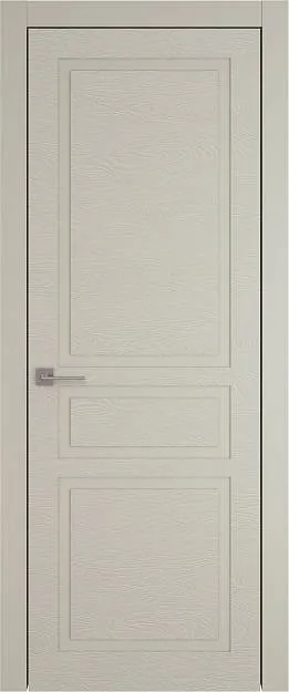 Межкомнатная дверь Tivoli Е-5, цвет - Серо-оливковая эмаль по шпону (RAL 7032), Без стекла (ДГ)