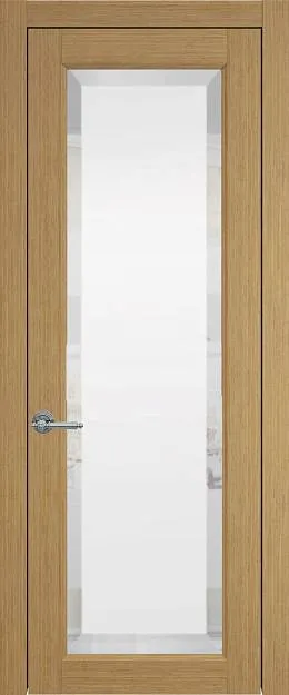 Межкомнатная дверь Domenica, цвет - Миланский орех, Со стеклом (ДО)