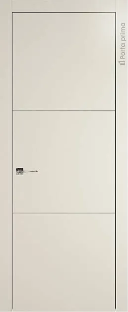 Межкомнатная дверь Tivoli В-2, цвет - Жемчужная эмаль (RAL 1013), Без стекла (ДГ)